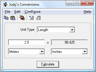 Conversions calculator