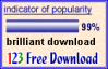 More popular than 99% of downloads